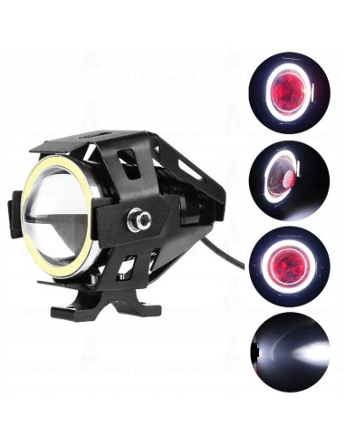 Proiector LED cu Lupa, Angel Eye ALB si Devil...