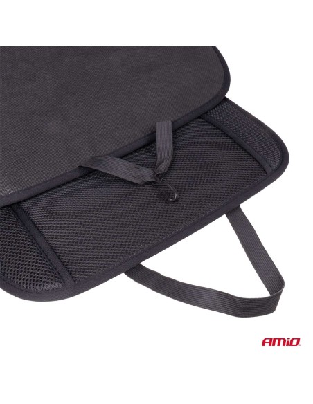 Husa scaun auto cu bile de masaj si suport lombar, dimensiuni 110 x 46 cm, culoare Neagra