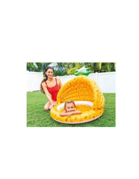 Piscina gonflabila copii, Ananas, Intex 58414 Pineapple, 102 x 94 cm