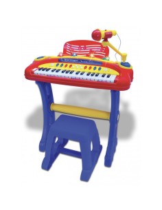 BONTEMPI ORGA ELCTRONICA ALBASTRA CU MICROFON SI SCAUN 2