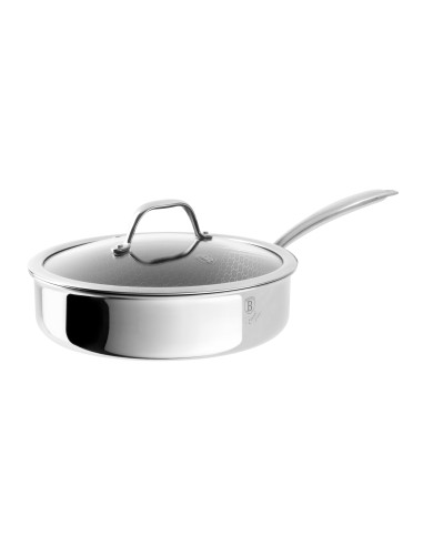 Tigaie inox, cu capac de 24 CM, Berlinger Haus,...