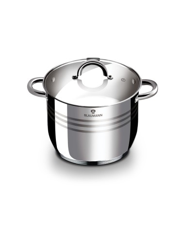 Oala inox cu capac 20 cm, Blaumann, BL 1008 A,...