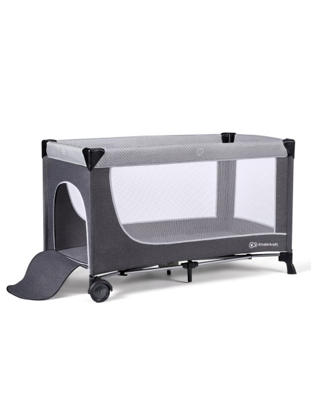 PATUT DE CALATORIE KINDERKRAFT LEODY, CU ACCESORII, GREY