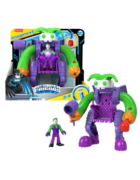 FISHER PRICE IMAGINEXT DC SUPER FRIENDS VEHICUL CU FIGURINA JOKER
