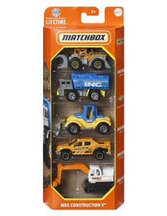 MATCHBOX SET 5 MASINUTE METALICE MBX CONSTRUCTION V SCARA...