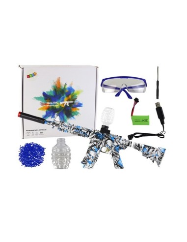 Set pusca electrica cu acumulator si accesorii,...