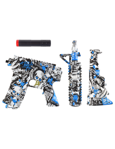 Set pusca electrica cu acumulator si accesorii,...