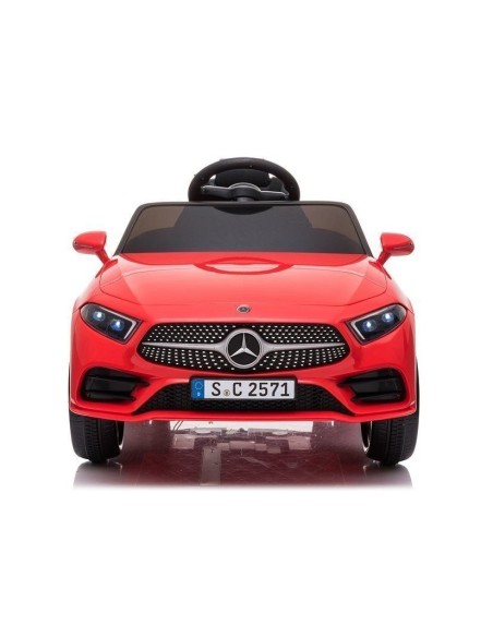 Masina electrica pentru copii, Mercedes C Class, CLS 350, 2 motoare, LeanToys, 5176, rosu