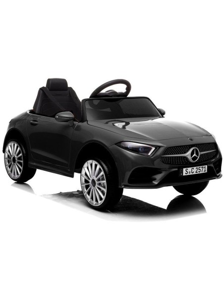 Masina electrica pentru copii, Mercedes C Class, CLS 350, 2 motoare, LeanToys, 5175, neagra