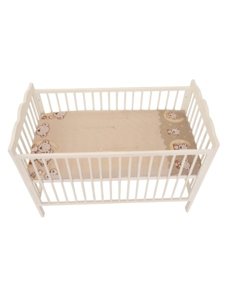 Lenjerie MyKids Bear On Moon Beige M1 4+1 piese 120x60