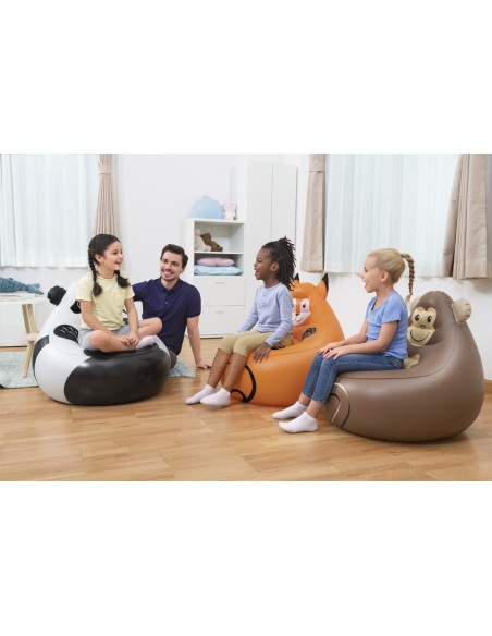 Fotoliu gonflabil vulpita, 72x72x64 cm, Bestway 75116