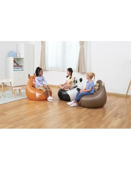Fotoliu gonflabil maimutica, 72x72x64 cm, Bestway 75116
