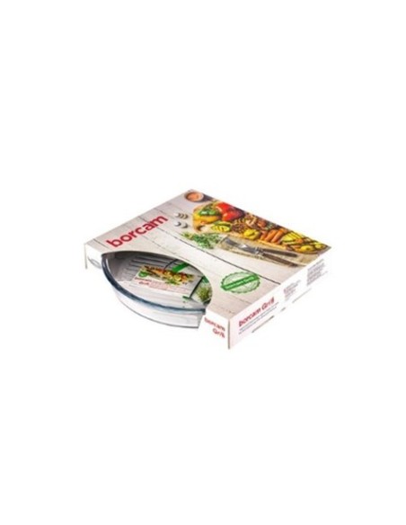 Vas termorezistent grill rotund, Borcam 26 cm, 59534