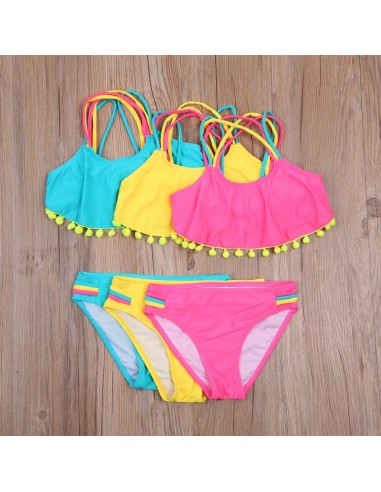 Costum de baie cu ciucuri din 2 piese Drool...