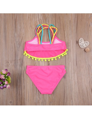 Costum de baie cu ciucuri din 2 piese Drool...