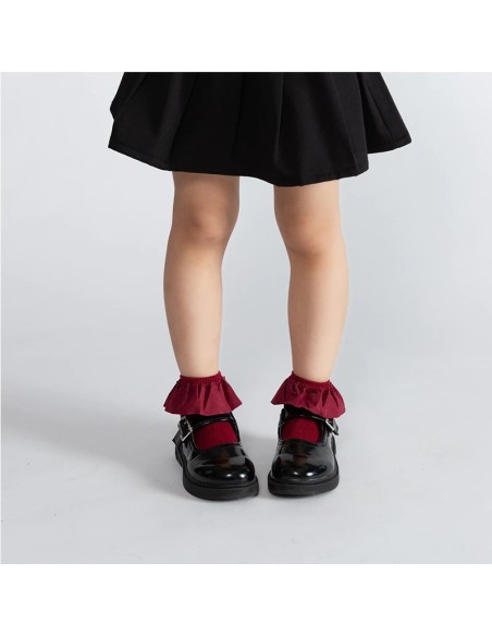 Sosete cu volan Drool (Culoare: Bleumarine, Varsta: 4-6 ani)