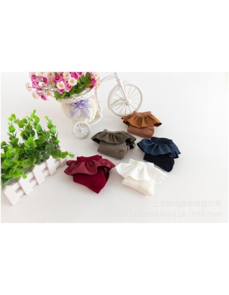 Sosete cu volan Drool (Culoare: Bleumarine, Varsta: 4-6 ani)