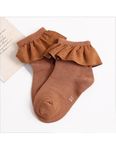 Sosete cu volan Drool (Culoare: Rosu, Varsta: 6...