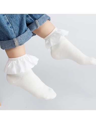 Sosete cu volan Drool (Culoare: Rosu, Varsta: 6...