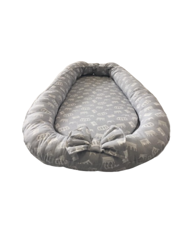 Baby Nest din Cocos MyKids Baby Coronite Gri