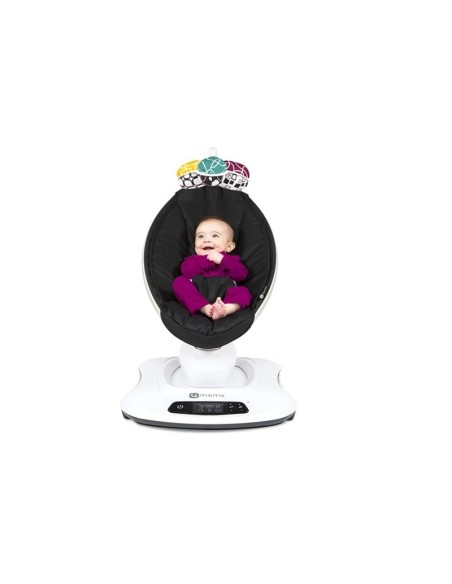 Fotoliu Balansoar Bebelusi 4MOMS MamaRoo 4.0 Classic Negru