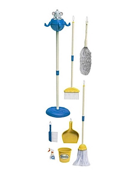 Set de curatenie pentru copii, din plastic cu 7 accesorii