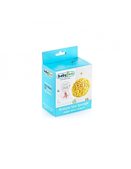 Burete natural pentru bebelusi BabyJem Sea Sponge