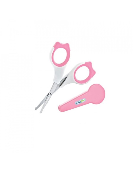 Forfecuta pentru bebelusi cu suport protectie BabyJem (Culoare: Roz)
