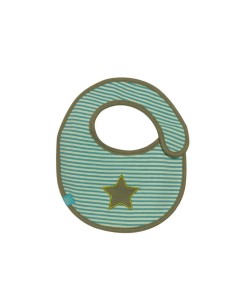 Baveta Lassig Impermeabila pentru copii, Bumbac, Model Stea