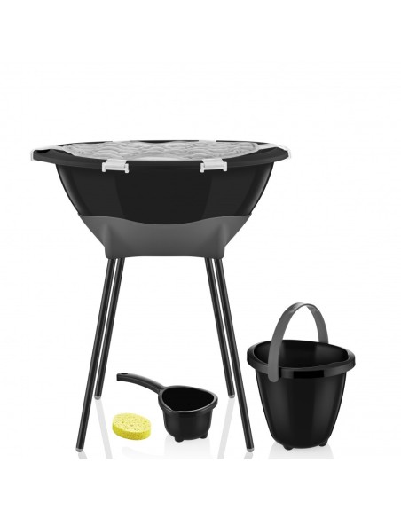 Set cadita de baie BabyJem Elegant (Culoare: Gri)