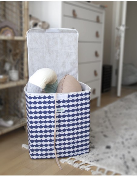 Cutie multifunctionala pentru depozitare BabyJem (Culoare: Indigo)