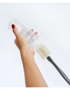 Perie pentru biberon si tetina BabyJem (Culoare: Gri) 2