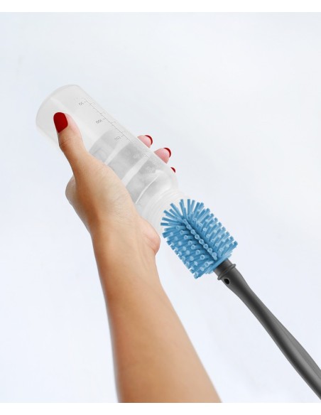 Perie pentru biberon si tetina BabyJem (Culoare: Gri)