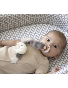 Lant pentru suzeta din material textil cu steluta BabyJem... 2