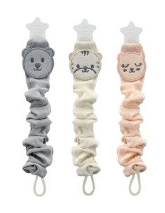 Lant pentru suzeta din muselina cu steluta BabyJem...