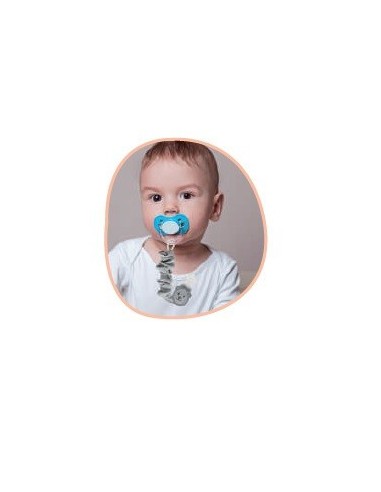 Lant pentru suzeta din muselina cu steluta...