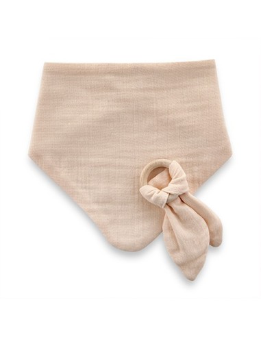 Set baveta cu doua fete din muselina cu jucarie...