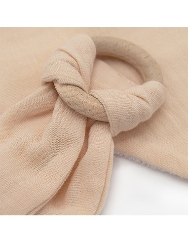 Set baveta cu doua fete din muselina cu jucarie...