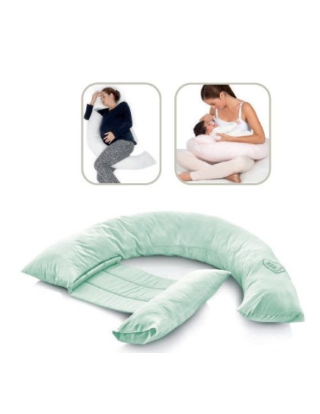 Perna gravide si alaptare multifunctionala BabyJem (Culoare: Turcoaz)