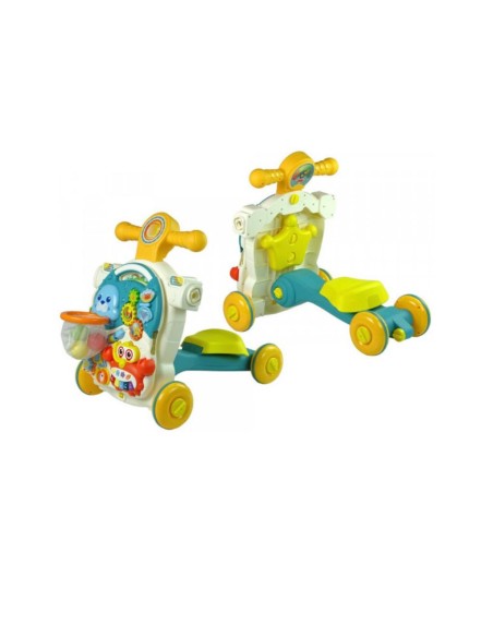 Antepremergator multifunctional pentru bebe, cu centru de activitati, multicolor, 9431