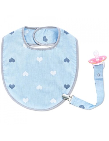 Baveta cu suport pentru suzeta BabyJem...