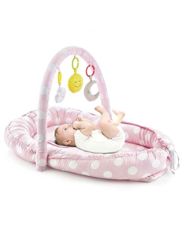 Salteluta BabyNest cu bara jucarii Between...