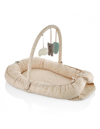 Salteluta BabyNest cu bara jucarii Between...