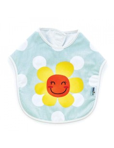 Baveta din bumbac BabyJem Dots (Culoare: Roz) 2