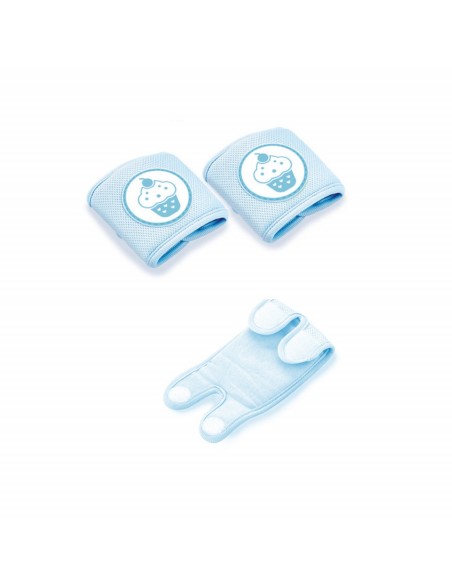 Genunchiere de protectie pentru bebelusi BabyJem Cupcake (Culoare: Bleu)