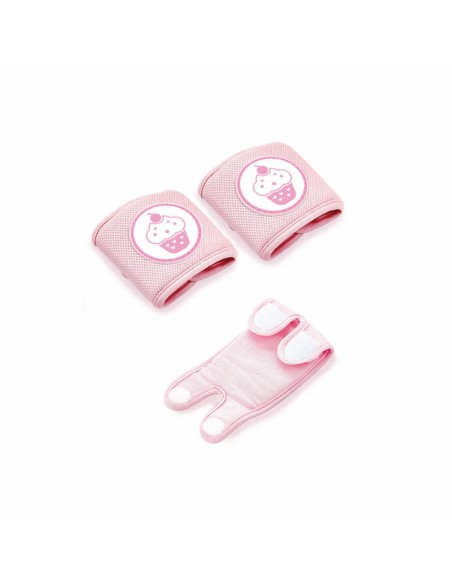 Genunchiere de protectie pentru bebelusi BabyJem Cupcake (Culoare: Bleu)