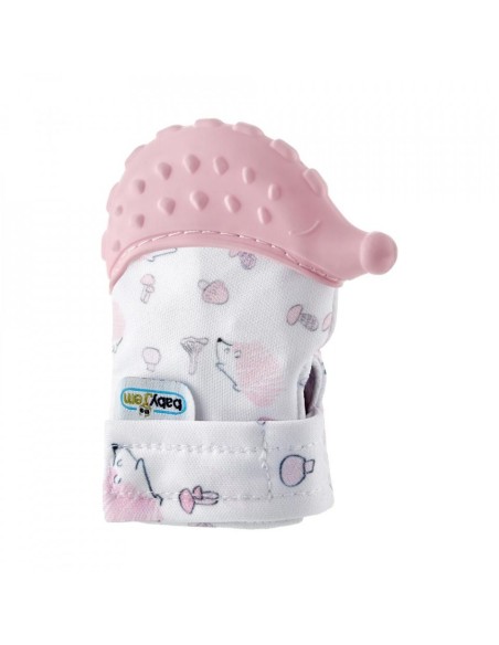 Manusa bebelusi pentru dentitie Scratch Gloves (Culoare: Bleu)