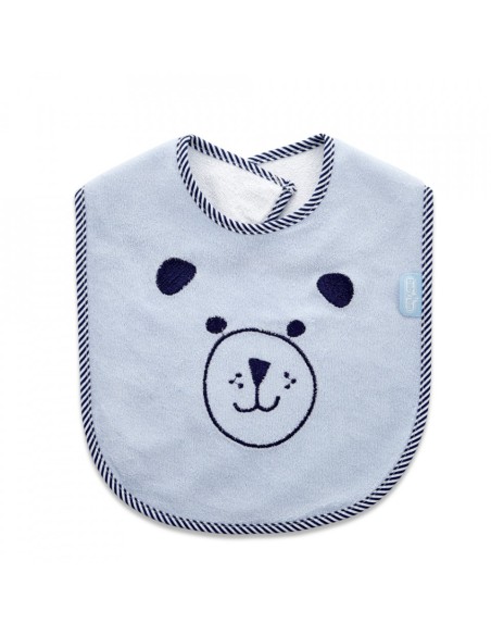 Baveta din bumbac BabyJem Cute animals (Culoare: Gri)