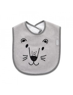 Baveta din bumbac BabyJem Cute animals (Culoare: Roz) 2