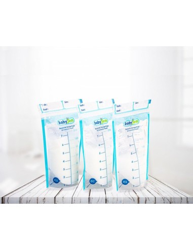 Set 25 pungi pentru stocarea laptelui matern...